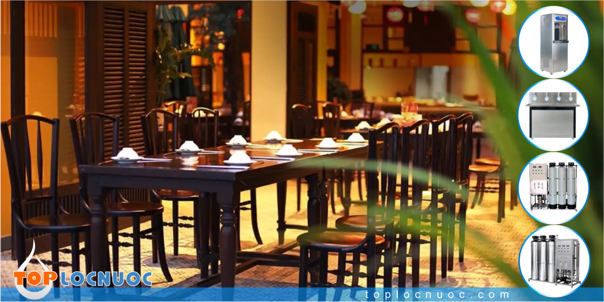 Hệ thống lọc nước công nghiệp dùng trong Nhà hàng tại Hà Nội