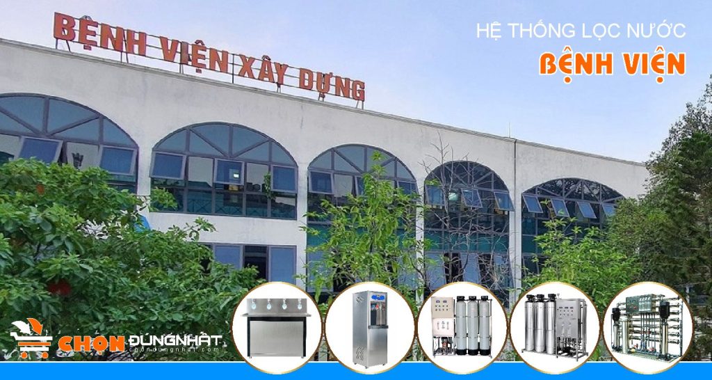 Hệ thống lọc nước RO công nghiệp giá tốt lắp đặt tại các Bệnh viện