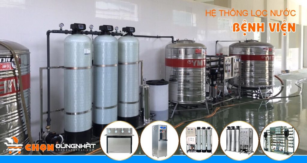 Máy lọc nước công nghiệp sử dụng trong các Bệnh viện có đặc điểm gì?