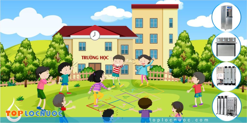 Hệ thống lọc nước công nghiệp nào chuyên dùng cho trường Tiểu học?
