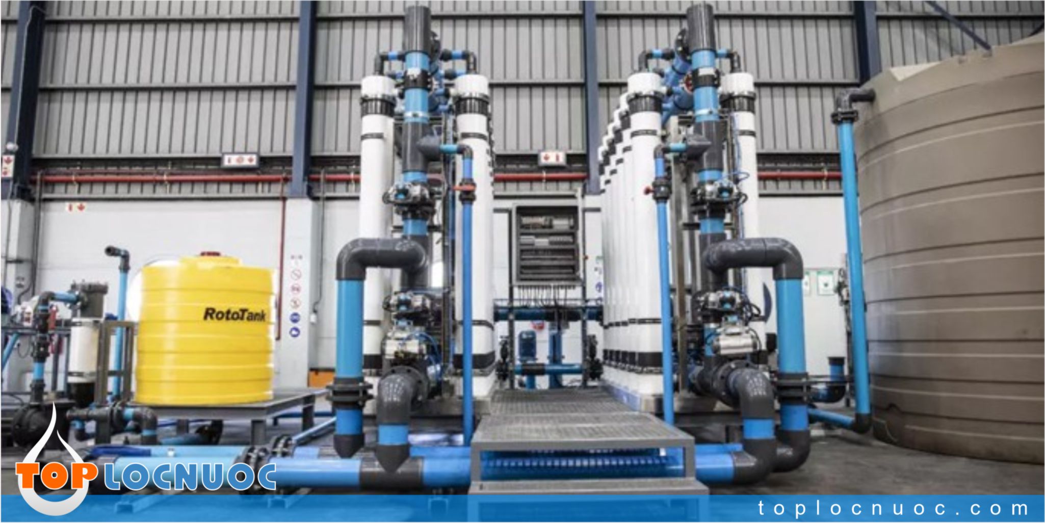 Hệ thống lọc nước tổng cho Nhà máy sản xuất Công nghiệp