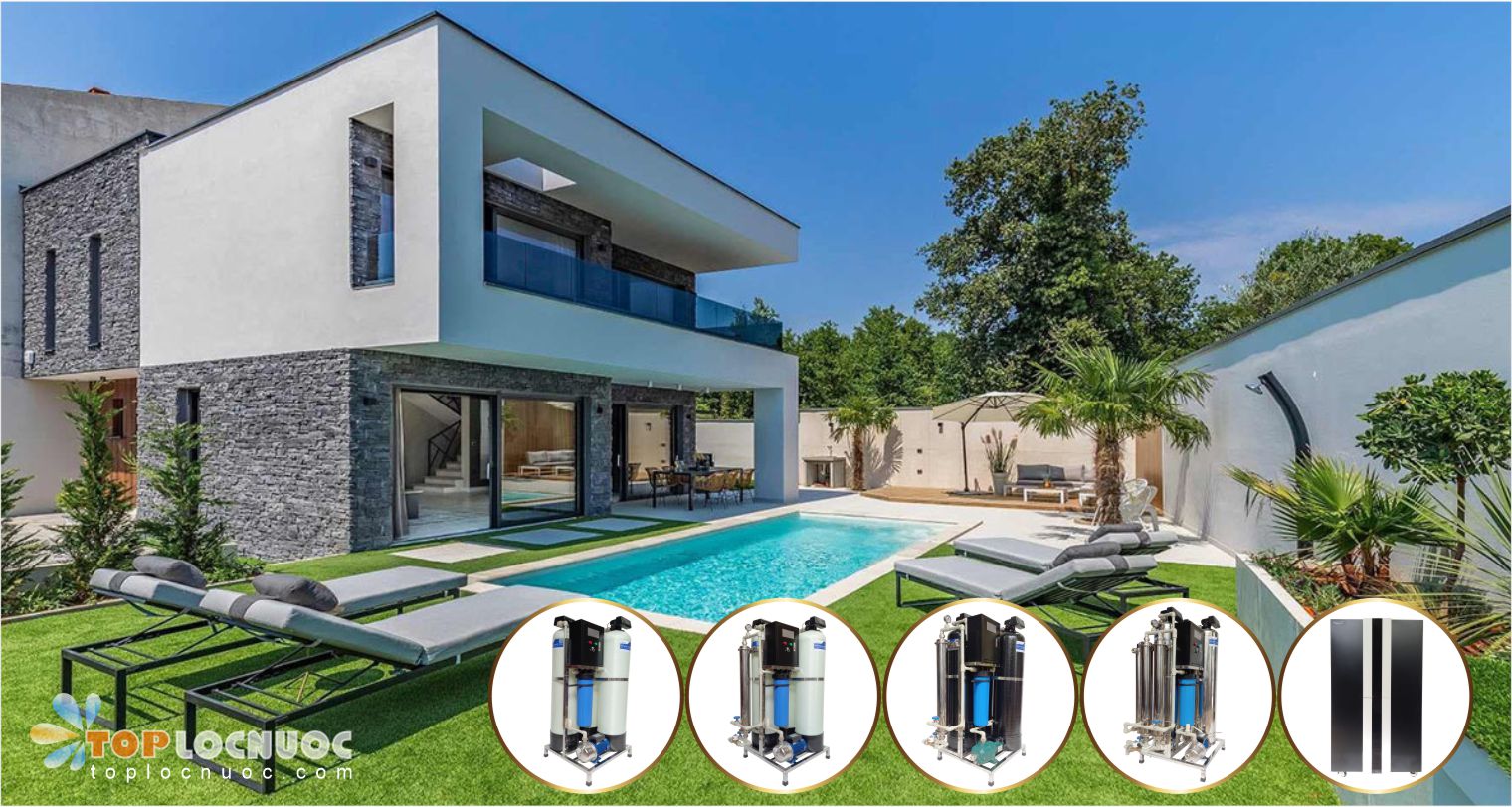 Hệ thống lọc tổng lọc thô cho Biệt thự nghỉ dưỡng