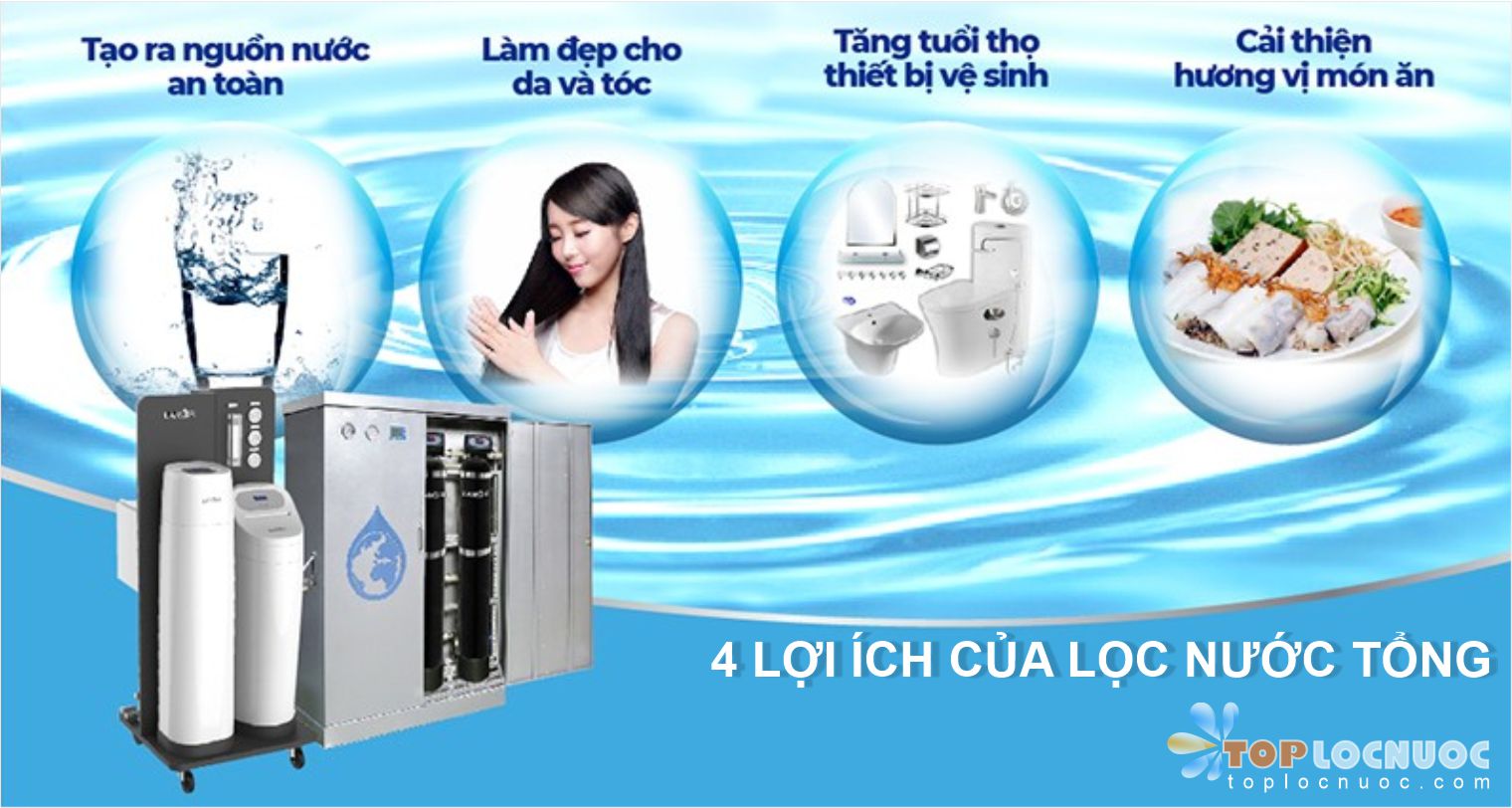 Lợi ích nổi bật của máy lọc nước sinh hoạt đầu nguồn là gì?