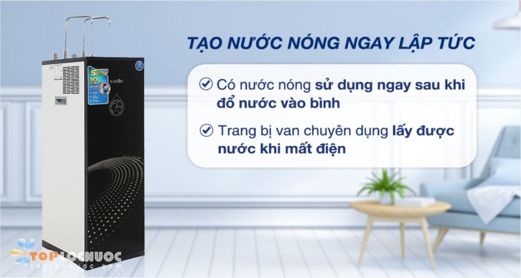 Tư vấn sử dụng máy lọc nước nóng lạnh thông minh tiết kiệm điện