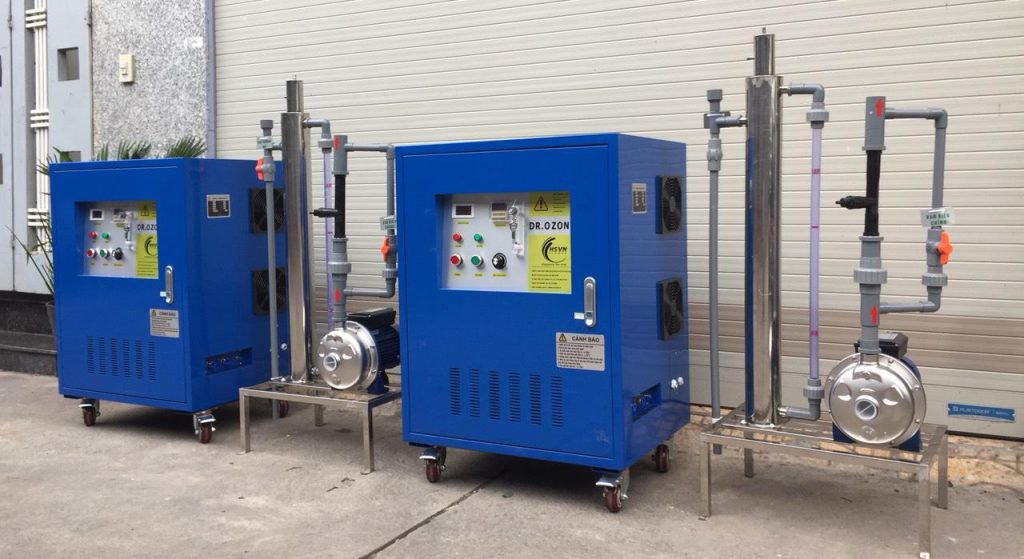 Vai trò của máy ozone trong hệ thống lắp đặt xử lý nước thải