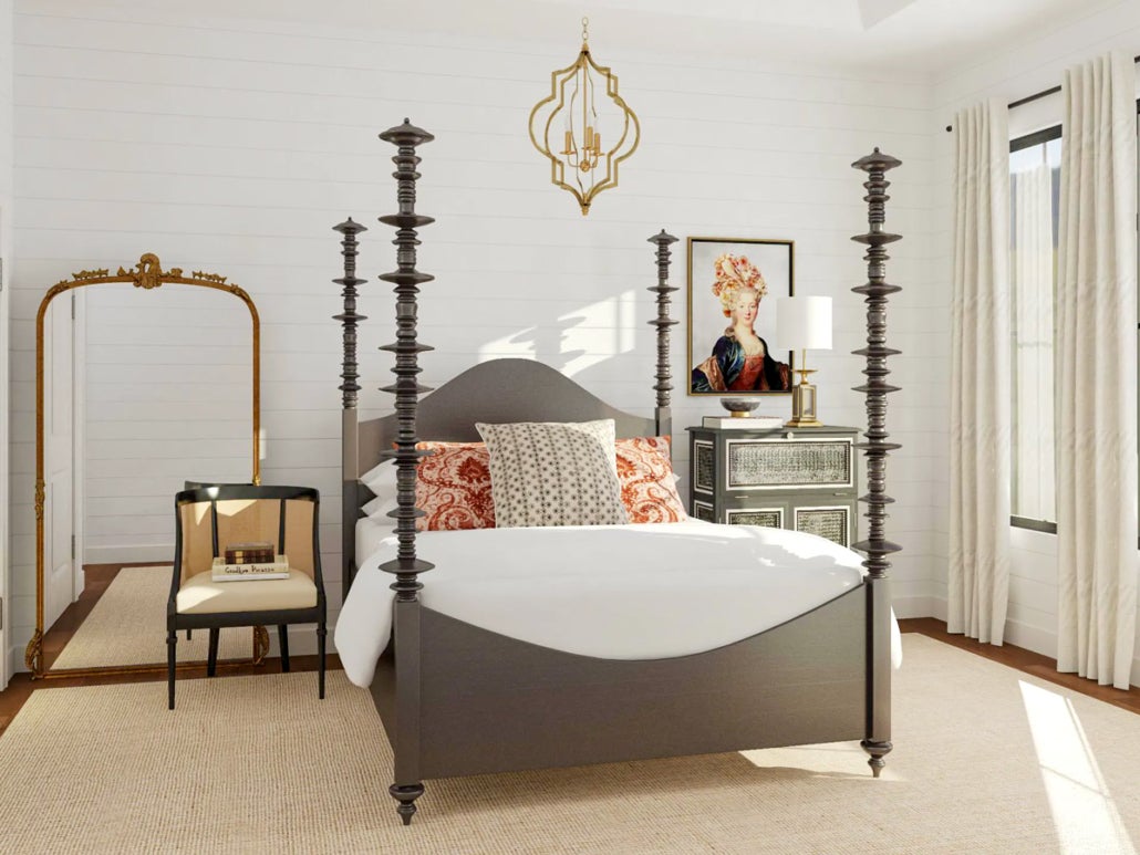 Hướng đặt gương bàn trang điểm trong phòng ngủ hợp phong thủy.