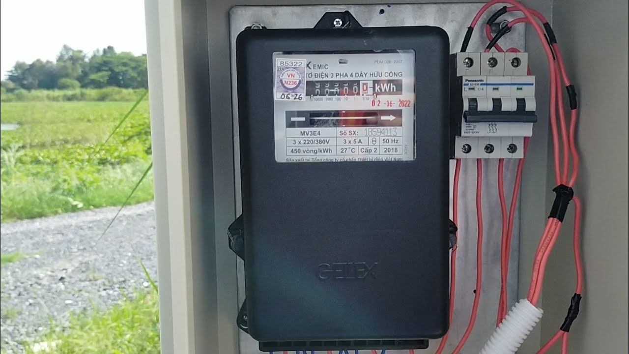 Nguyên tắc hoạt động và cấu tạo của Công tơ điện 3 pha