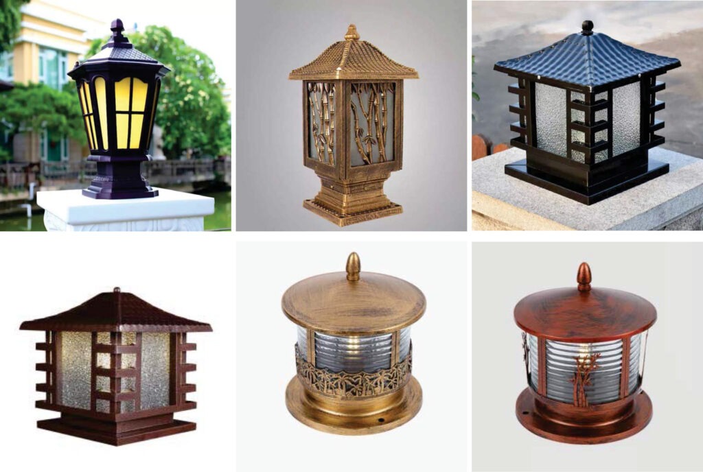 Top 8 cách chọn đèn trụ cổng ngoài trời giá rẻ độ bền cao