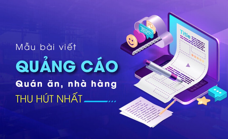 Mẫu bài viết quảng cáo Nhà hàng đắt khách mới nhất hiện nay