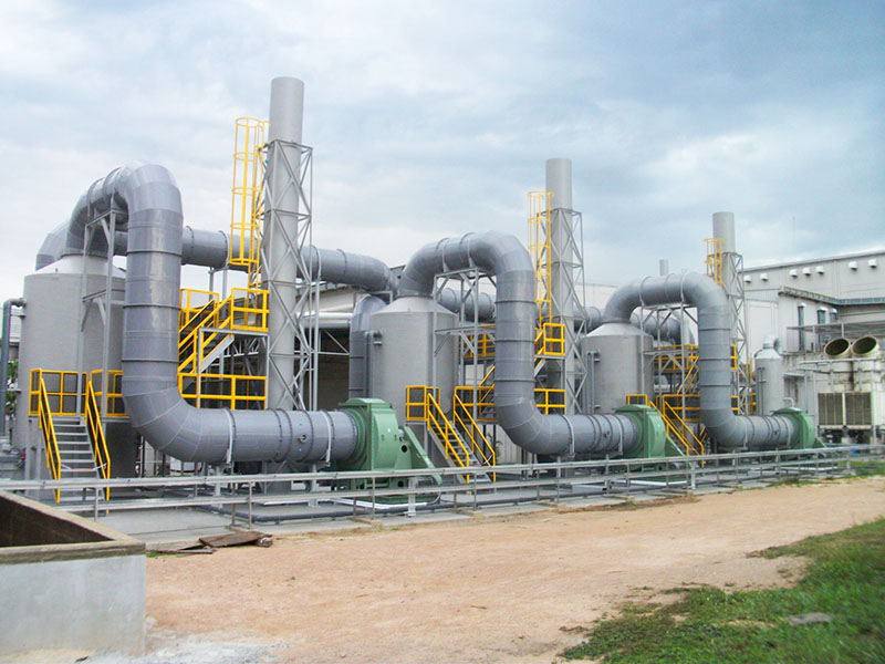 Hệ thống xử lý khí thải 1000 CMM cho Nhà máy sản xuất điện tử bán dẫn