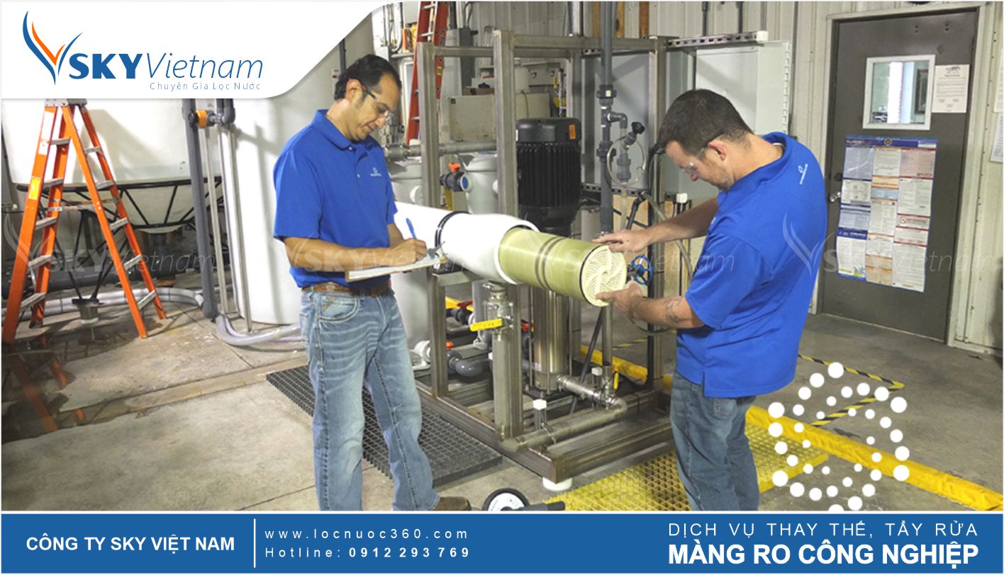 Dịch vụ cung cấp Vật tư và Bảo trì hệ thống Lọc nước Công nghiệp