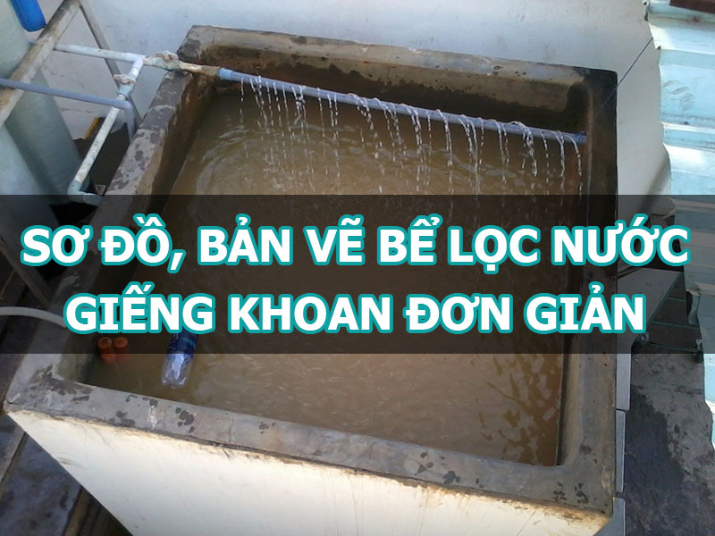 Hướng dẫn tự làm Bộ lọc nước giếng khoan đơn giản, hiệu quả