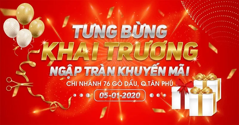 Bí quyết thiết kế băng rôn khai trương đẹp, thu hút